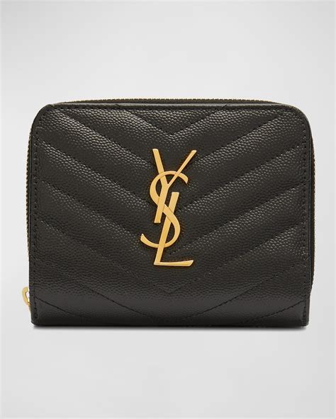 ysl female wallet|ysl zipper wallet.